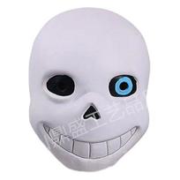 Undertale Sans latekso kaukė Helovino kostiumas vakarėlis Baisus Cosplay rekvizitas Legend Blue Eyes B
