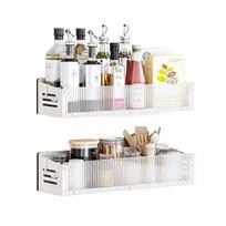 Magnetic Refrigerator Storage Rack, Wall-Mounted No-Drill Organizer, Dual-Use Fridge Side Shelf, Kitchen Storage Box