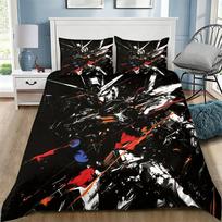 Mobile Suit Gundam Kid Duvet Cover Pillowcase Bedding Set Adult Boy Children Bedroom Decoration Single Twin Full Queen King 90×200cm