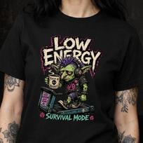 Smut Goblin Low Energy TShirt, Survival Mode Gym Goblin Shirt, Unhinged Gen Z Tee, Cursed Y2K Shirt, Awkward Inappropriate Gift 110