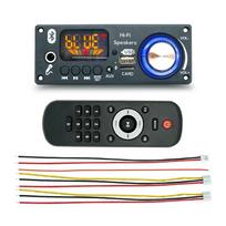 160W Bluetooth Amplifier Decoder Board 12V 65Mm Mic Fm Radio Tf Usb Car Audio Music Player Speakers Volume Control A2