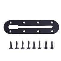 Kayak Gear Track Multifunction Nylon Fish Finder Kayak Rail for Fishing Rod Holder Cup Holder Paddle Holders 179mm179mm black
