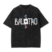 Balatro Žaidimo Kortelės Džokerio Aksesuarai Harajuku Išplauti Marškinėliai Vintažiniai Marškinėliai Harajuku Juokingi Streetwear Marškinėliai Trumpomis Rankovėmis Su Grafika L black