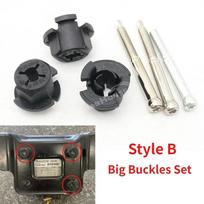 ACC Radaro Laikiklio Varžtas Spaustukas Fiksavimo Sagtis Dodge Charger Durango Challenger, Chrysler 300C, Jeep Grand Cherokee Style B Big Set black
