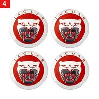 4pcs 56mm Car Tyre Wheel Center Hub Cap Badge sticker For Jaguar XK XF XJ XE XFR XJS XJL XEL XFL X-TYPE S-TYPE F-PACE ZZ25