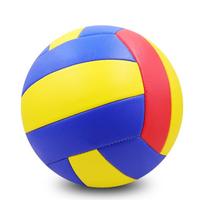 PVC Machine-Stitched Volleyball Size 5, PU Leather Cover, Perfect for Middle School Exams, Soft Air Volleyball for Beach Entertainment