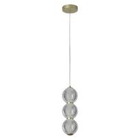 Pakabinamas LED šviestuvas OSRAM DECOR XSTAL, 12W 4000K 1400lm kristalų efektas žalvario spØ12x140cm