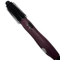 Both of high and low gear electric curling iron does not hurt the hair perm hair comb pear flower electric round brush shape Good product 1 purple US