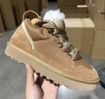 Henan Sangpo Women's Non-slip Low-top Snow Boots - Warm, Versatile, Height-boosting, Sporty Style Size 36