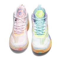 Unisex Women Low Top Basketball Shoes Breathable Mesh Non Slip Training Sneakers Youth Colorblock 45