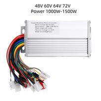 48V 60V 72V 1000-1500W Brushless Controller For Electric Bicycle E-scooter Dual Mode Drive Electric Vehicle Brushless Controller