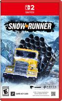 SnowRunner Key North Switch 2 (Game Card) (Import Version America) – raudona