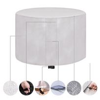 420D Patio Round Table Covers Garden Table & Chairs Set Waterproof Cloth Outdoor Sofa Protection Furniture Rain Snow Supplies 120x75cm