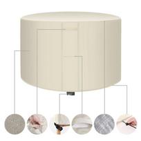 420D Patio Round Table Covers Garden Table & Chairs Set Waterproof Cloth Outdoor Sofa Protection Furniture Rain Snow Supplies 120x75cm