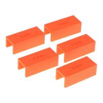 5 Pack 2/3/4mm Cabinet Drawer Gap Adjust Shims Durable Spacers for Panels Under 18mm Assembly OG2
