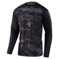 2026 Mens Long Sleeve Motocross Jersey Breathable Quick Dry Mountain Bike Racing T-Shirt 3XL black