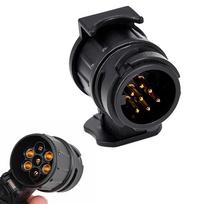 13-7 kontaktų kištuko adapterio priekabos jungtis 12 V vilkties kablys, atsparus vandeniui kištukai, lizdas, adapteris, apsaugantis jungtis one size
