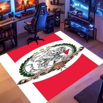 1pc AFC Ajax Entrance Mat, Non-Slip Mat Area Rug,Room Decor, Outdoor Decor, Kitchen Rug,Doormat - Machine Washable, Easy to Clean 50cmx80cm