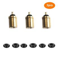 Dujų pildymo adapteris Pildymo butano balionėlis Mini pripūtimo vožtuvas Lauko kempingas 3PCS