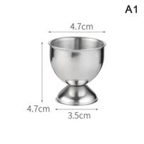 4Pcs Stainless Steel Soft Boiled Egg Cups Holder Tabletop Cup Kitchen Tools Sets 1pcs sidabras