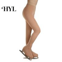 Dailusis čiuožimas ant ledo Sportas Thicken Elastic Antblauzdžiai Pėdkelnės Čiuožėjo pėdos pėdkelnės S beige