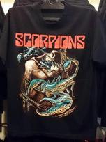 90s Scorpions Band Graphic Black Unisex Men Women T shirt L
