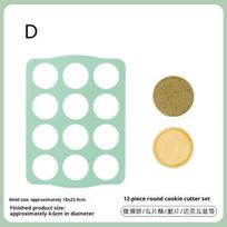 1Pcs Silicone Japanese Cookie Mold Dacquoise Chocolate Cake Decorating Kitchen Accessories Cookie Mold Tool beige
