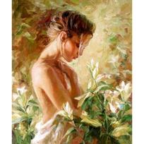 CHENISTORY Picture By Numbers On Canvas Acrylic Paint By Number Women Diy Painting By Numbers Kit Coloring By Numbers Decoration 40x50cm no frame