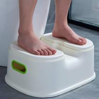 Bath Stool AntiSlip Shower with Carry Handles Sturdy Seat Central Opening for rožinė