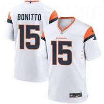 Denver Broncos NFL Football Jersey Patrick Surtain II 2 White Blue Orange Cotton Fan Apparel Men Women Medium