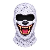 Funny Face Pattern Ski Cover for Winter Outdoor Activities One Size black