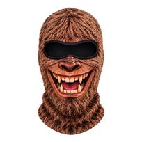 Funny Face Pattern Ski Cover for Winter Outdoor Activities One Size black