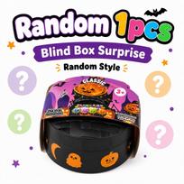 Random Halloween Dumpling Squishy 1-5pcs Blind Box Colorful Fake Food Slow Rebound Squeeze Sensory Fidget Stress Relief Decor purple