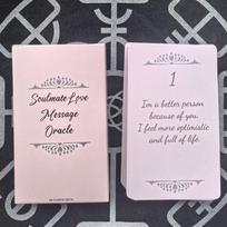 Ceremoninės magijos taro kortų rinkinys su pramoginėmis funkcijomis namų naudojimui ir kaip dovanos idėja Love Message gray