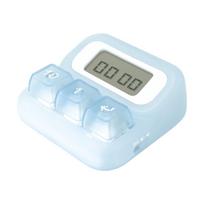 Sonic Poko-Poko Study Timer - LED Mechanical Light Blue (SP-4013-LB) gray