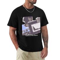 Look At This Graph TShirt Soft Cotton Print TShirt L gray