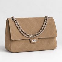 Suede Tote Bag, Women's New High-end Fashion Chain Shoulder Bag, Versatile Crossbody Bag beige