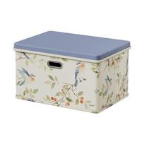Folding Peony Pattern Storage Box Large Capacity Car Storage Container Sundries Organizer  Blanket XL-Style B