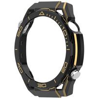 Case For Huawei Watch GT 5-5 Pro-GT 4 46mm Smartwatch Accessories Scale Hard PC Cover Bumper Shell HUAWEI Watch GT5 Protective 7 Black Gold Huawei GT 5 46