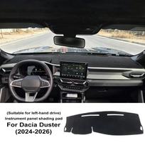 Flannel Dashboard Cover Mat for Dacia Duster 3 Bigster 2024 2025 2026 2027 Anti-Slip Anti-Glare Dash Pad Interior Accessories Regular Style LHD