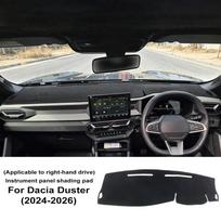 Flannel Dashboard Cover Mat for Dacia Duster 3 Bigster 2024 2025 2026 2027 Anti-Slip Anti-Glare Dash Pad Interior Accessories Regular Style RHD