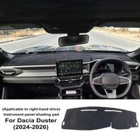 Flannel Dashboard Cover Mat for Dacia Duster 3 Bigster 2024 2025 2026 2027 Anti-Slip Anti-Glare Dash Pad Interior Accessories Flannel Mat RHD