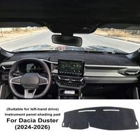 Flannel Dashboard Cover Mat for Dacia Duster 3 Bigster 2024 2025 2026 2027 Anti-Slip Anti-Glare Dash Pad Interior Accessories Flannel Mat LHD