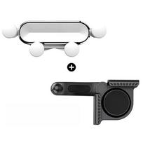 Screen Car Mobile Phone Holder GPS Bracket Gravity Mount Support Auto Stand Accessories FOR Geely EX2 Geome GEME XingYuan white