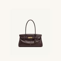 JW PEI Yara Tote Bag - Crossbody Underarm Small Designer Baguette Women Dark Brown black