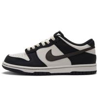 Nike Dunk Abrasion Resistant Abrasion Resistant Low top Vintage Basketball Shoes Unisex Black White DD1391-100(Team734-) 35.5