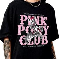 Unisex shirt Cotton Oversize Large Size Pink Pony Club T-shirt, Chappell Roan T-shirt, Midwest Princess Tour S-4XL M white