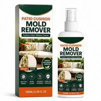 Patio Cushion Mold Remover Spray 100ml, Outdoor Fabric Mildew Cleaner, Mold Stain and Musty Odor Removal 3pcs