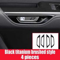 For Lexus NX 200 250 260 350 350H 450H  -2025 interior door handle decorative frame Car interior decoration Accessories Black style gray