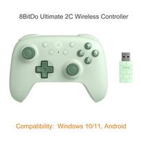 8BitDo Ultimate 2C Wireless 2.4G Gaming Controller Gamepad Joystick for PC Windows 10 11 Steam Deck Raspberry Pi Android